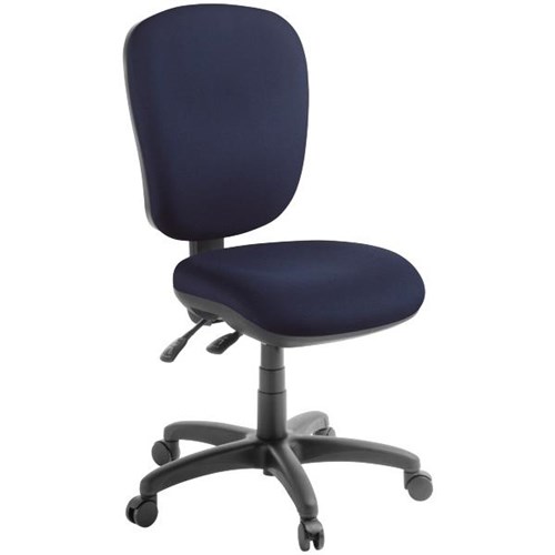 Arena 200 Heavy Duty Chair High Back 2 Lever Quantum Fabric/Navy