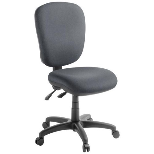 Arena 200 Heavy Duty Chair High Back 2 Lever Quantum Fabric/Storm