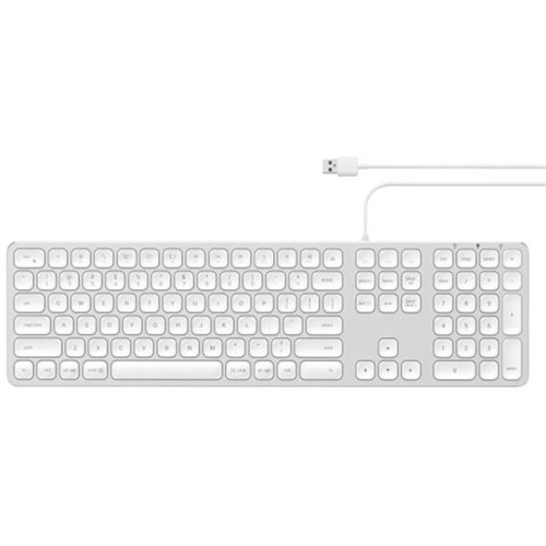 Satechi Aluminium Wired USB Keyboard Silver