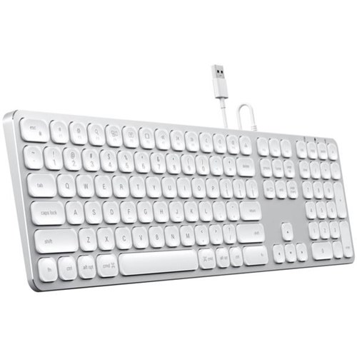 Satechi Aluminium Wired USB Keyboard Silver