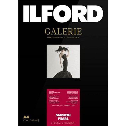 Ilford Galerie 7x5 Inch 310gsm Smooth Pearl Inkjet Photo Paper, Pack of 100