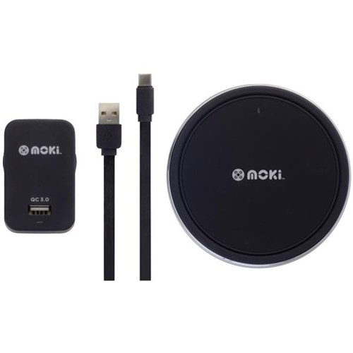 Moki ChargePad Rapid 10W Qi Wireless Charging Pad 3.0 Type-C