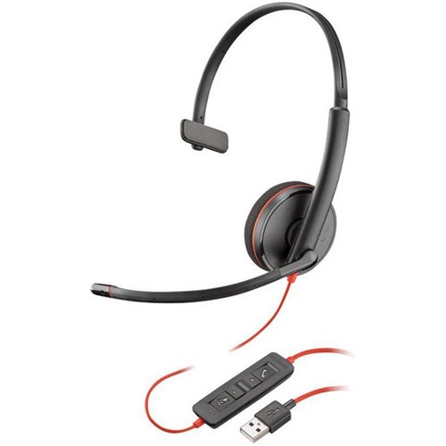 Plantronics Blackwire C3210 UC Wired USB-A Monaural Headset