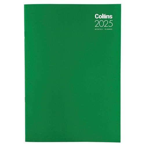 Collins A4M Monthly Planner Diary A4 Month To View 2025 Assorted Colours