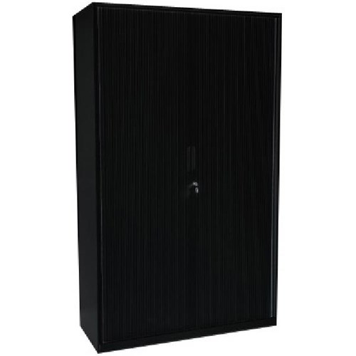 Proceed 6 Tier Filing Cabinet With PVC Doors Black 1200mm