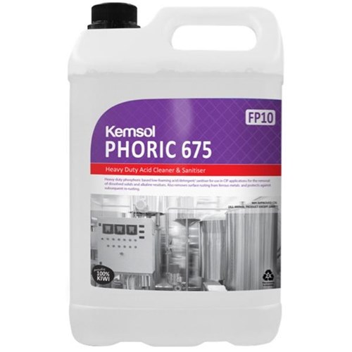 Kemsol 675 Phoric Cleaner 5L, Carton of 3