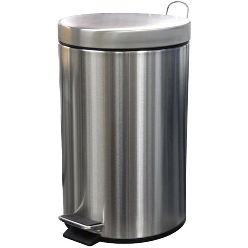 Compass Stainless Steel Rubbish Bin Pedal 20L