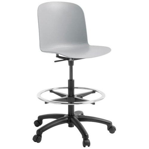 Adapt Highlift Swivel Chair 5 Star Grey