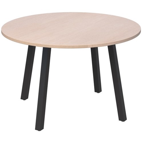 Fiord Meeting Table 1200mm Refined Oak/Black