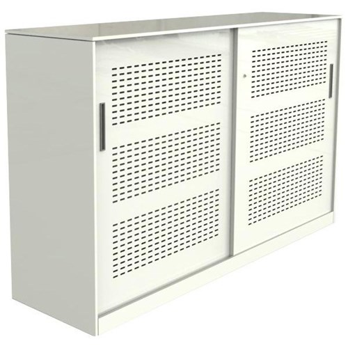 Proceed Steel Slider Cabinet 1600x450x1020mm White