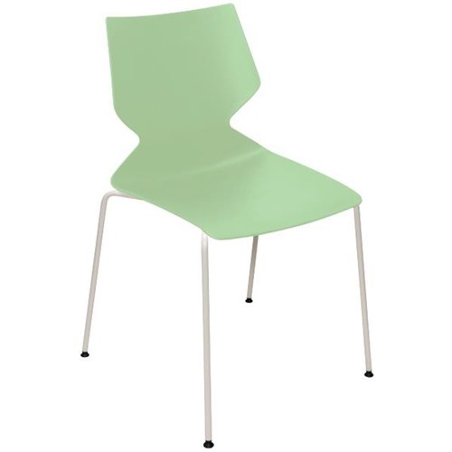 Konfurb Fly Chair Stackable Light Green/White