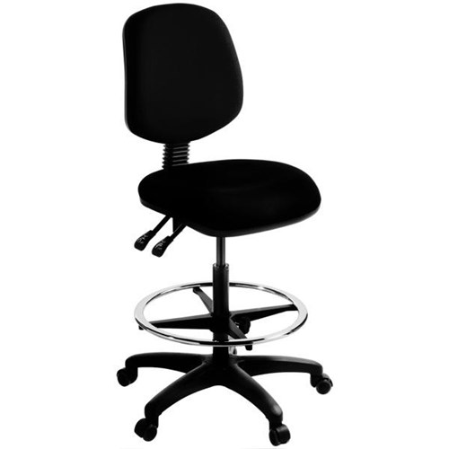 Studio 2.40 Highlift Task Chair High Back 2 Lever Quantum Fabric/Black