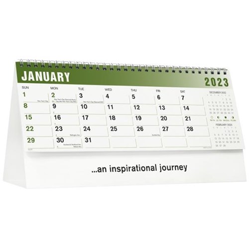 Easy2C Desk Calendar Month To View Focus 2023 | OfficeMax NZ