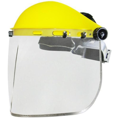 Armour Face Shield & Browguard Medium Impact Yellow/Clear Visor