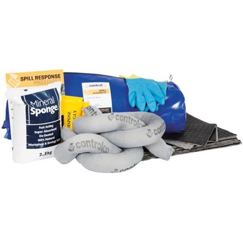 Controlco Safety Spill Vehicle Kit Universal 20L Blue