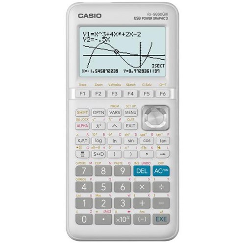 Casio FX9860GIII Graphic Calculator White