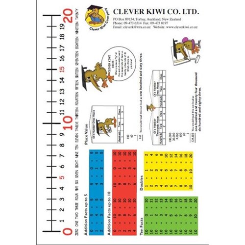 Clever Kiwi Fun Doing Maths 3 Exercise Book 32 Leaves