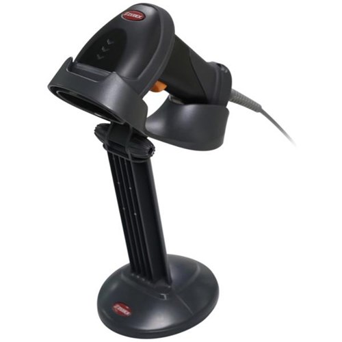 Zebex Z-3392 Plus USB Linear Image 2D Wired POS Barcode Scanner With Stand Black