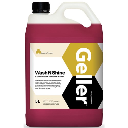 Geller Wash & Shine Concentrated Vehicle Cleaner 5L