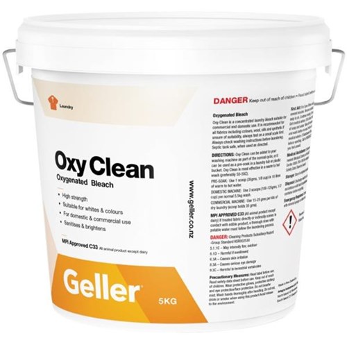 Geller Oxy Clean Powder Bleach Cleaner 5kg