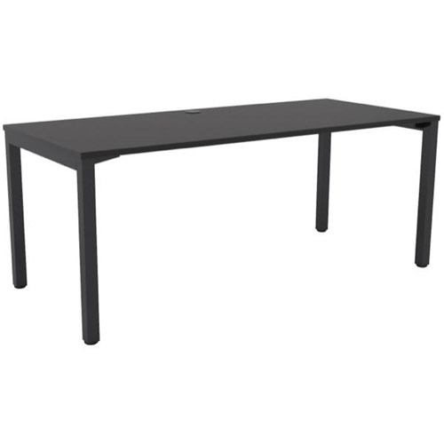 Cubit Single User Desk 1800mm Black/Black