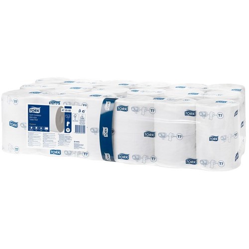 Tork T7 Premium Coreless Toilet Tissue 2 Ply 472585, Carton of 36