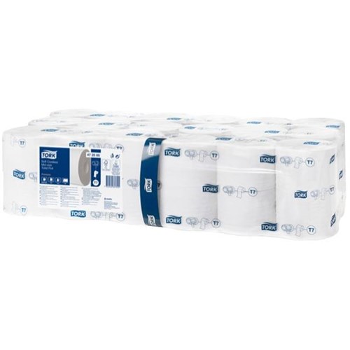 Tork T7 Premium Coreless Toilet Tissue 2 Ply 472585, Carton of 36