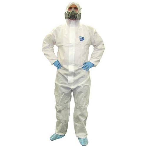 Sureshield SMS Disposable Coverall White Extra Large