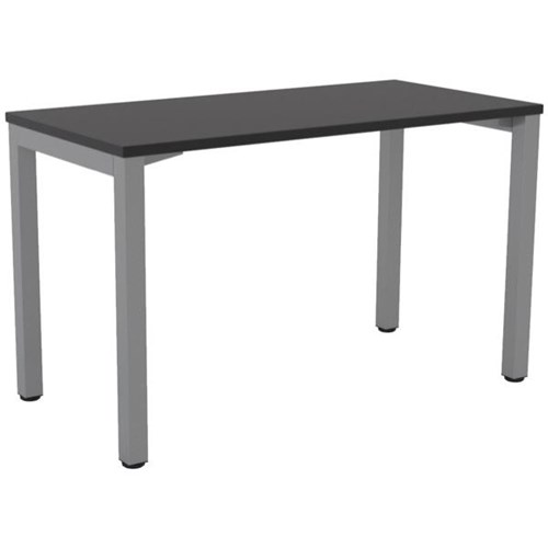 Cubit Single User Desk 1200mm Black/Silver