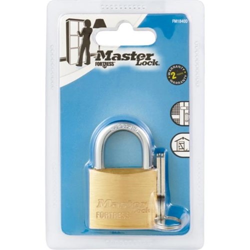 Masterlock Security Brass Padlock 40mm 