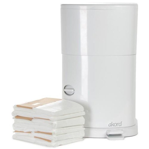 Korbell Akord Maxi Nappy Rubbish Bin With Pedal & Lid 41L