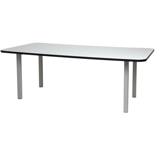 Boyd Visuals Whiteboard Table 1800mm Porcelain/Silver