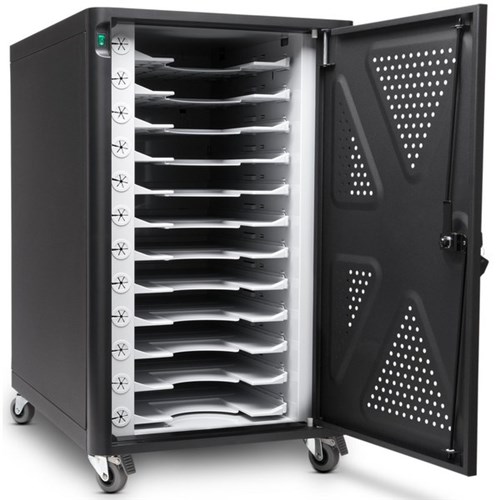 Kensington AC12 Charging Cabinet for Chromebook Black
