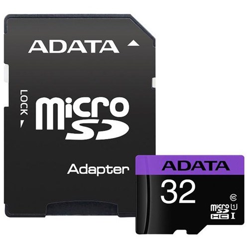 Adata Premier UHS-I Micro SDHC Card & Adapter 32GB