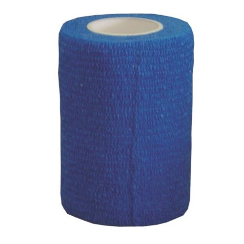 Cohesive Bandage Visually Detectable 75mmx4.5m Blue