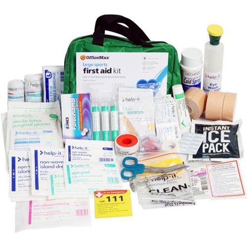 OfficeMax Sports First Aid Kit Soft Pack Carry Bag Large