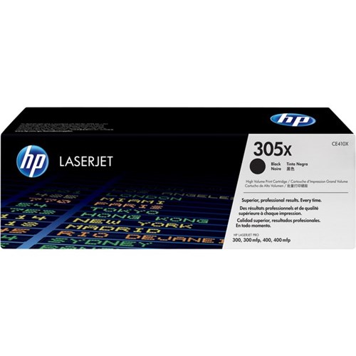 HP 305X Black Laser Toner Cartridge High Yield CE410X