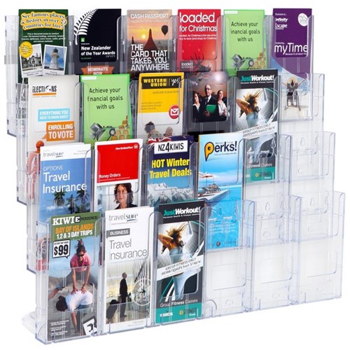 Lit Loc Module Brochure Holder Kit Wall Mountable DLE 24 Pocket