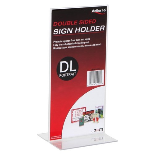 Deflecto Sign Holder DLE Portrait 45101