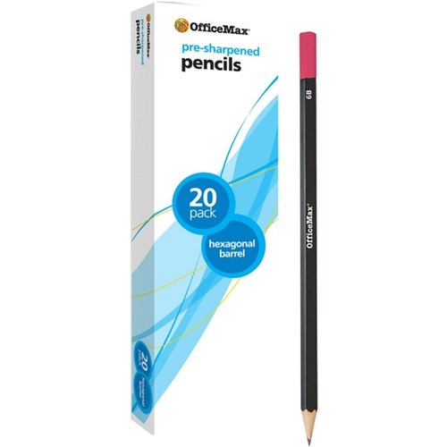 OfficeMax 6B Lead Pencils, Pack of 20