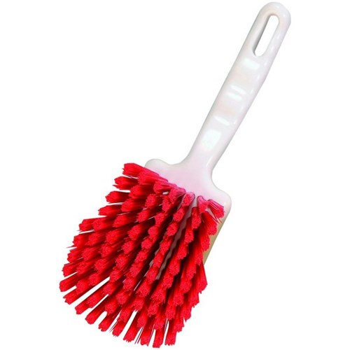 Oates Gong Heavy Duty Scrubbing Brush Red