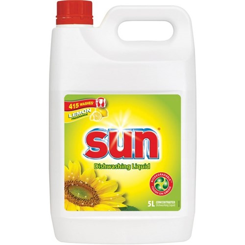 Sun Dishwashing Liquid Lemon 5L