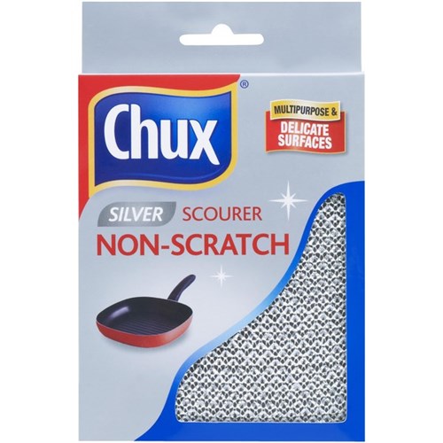 Chux Silver Scourer Non Scratch Cleaning Pad 170 x 111 x 21mm