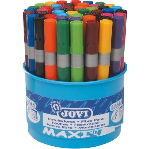 Officemax  Jovi Maxi Felt Tip Markers Assorted Colours, Pack of 48 -  PriceGrabber