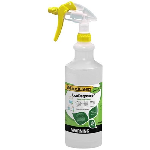 MaxKleen EcoDegreaser Empty Trigger Spray Bottle Kit 1L