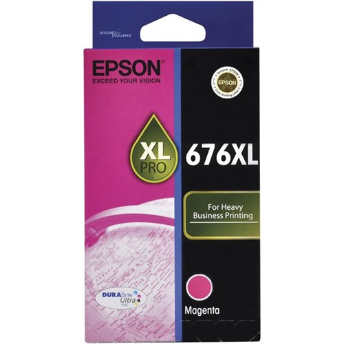 Epson 676XL Magenta Ink Cartridge High Yield C13T676392