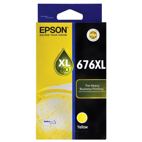 Epson 676XL Yellow Ink Cartridge High Yield C13T676492