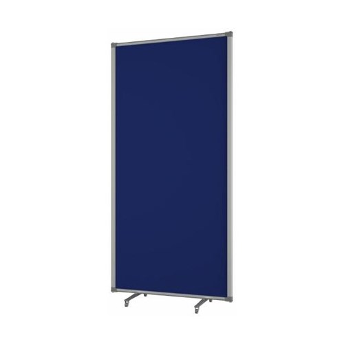 Boyd Visuals Freestanding Partition Screen With Acoustic Panel 900x1800mm Blue