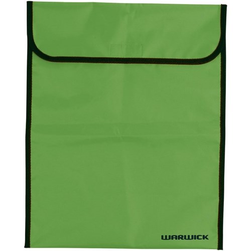 Warwick Homework Bag Hook & Loop Fastener 450x360mm Green