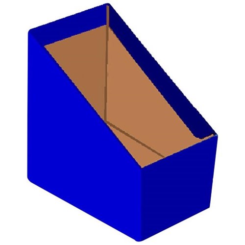 Marbig Magazine Box File, Large, Blue Pack of 5